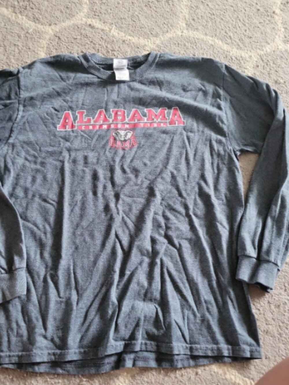 Men's size large Alabama crimson tide long sleeve shirt